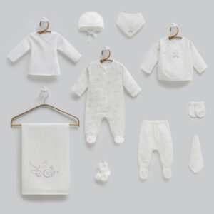 10'lu Yeni Doğan Set First Car Ekru