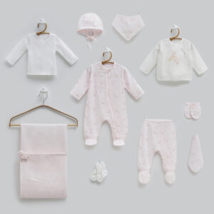 10'lu Yeni Doğan Set Love Time Pembe